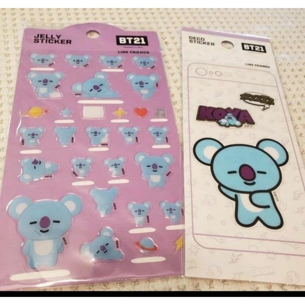 Bts bt21 koya sticker set rm stickers
